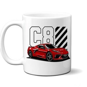 Chevrolet Corvette C8 12oz Coffee Mug NEW